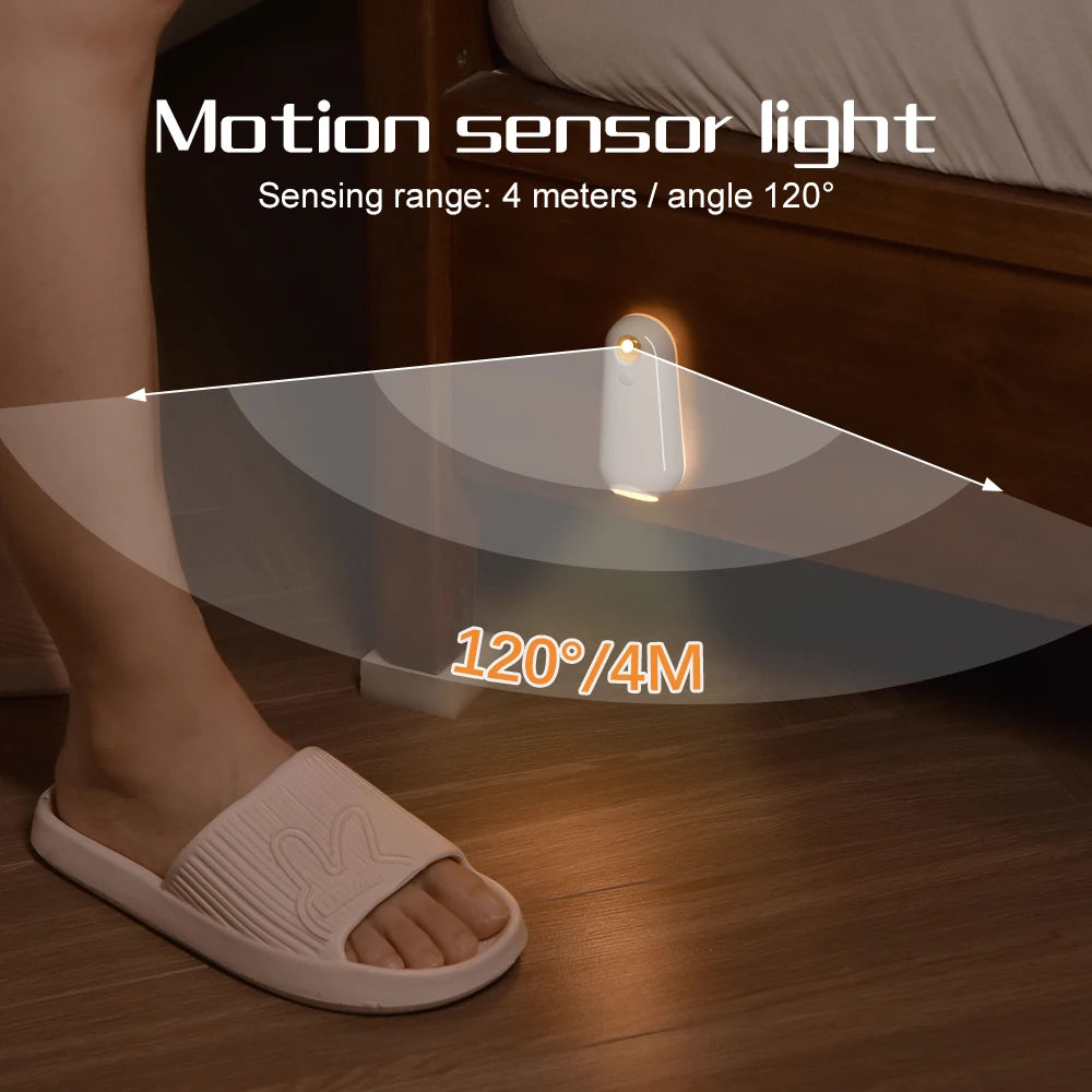 Cantarini GlowSense™ Smart Motion Night Light (8-Color USB Rechargeable)
