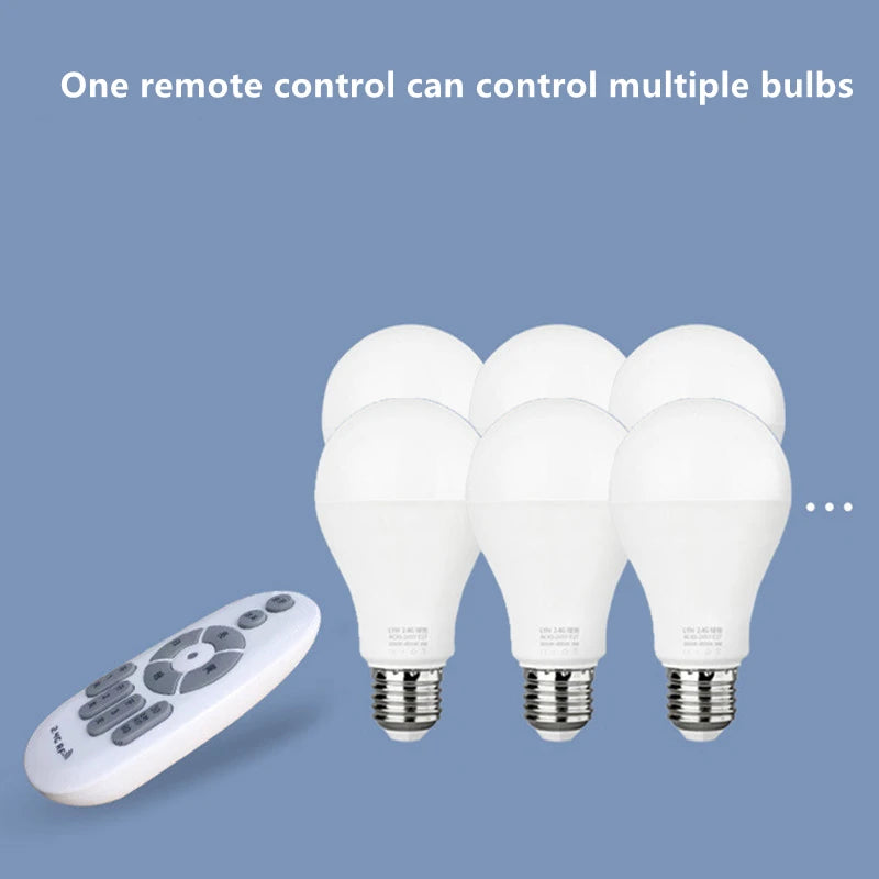 Cantarini LumaBeam™ Smart LED Bulb (12W, RF Remote Control, Warm–Cool Dimmable)