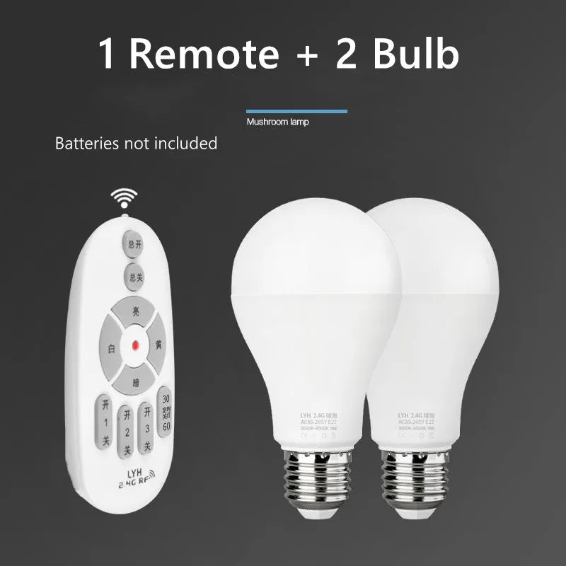 Cantarini LumaBeam™ Smart LED Bulb (12W, RF Remote Control, Warm–Cool Dimmable)