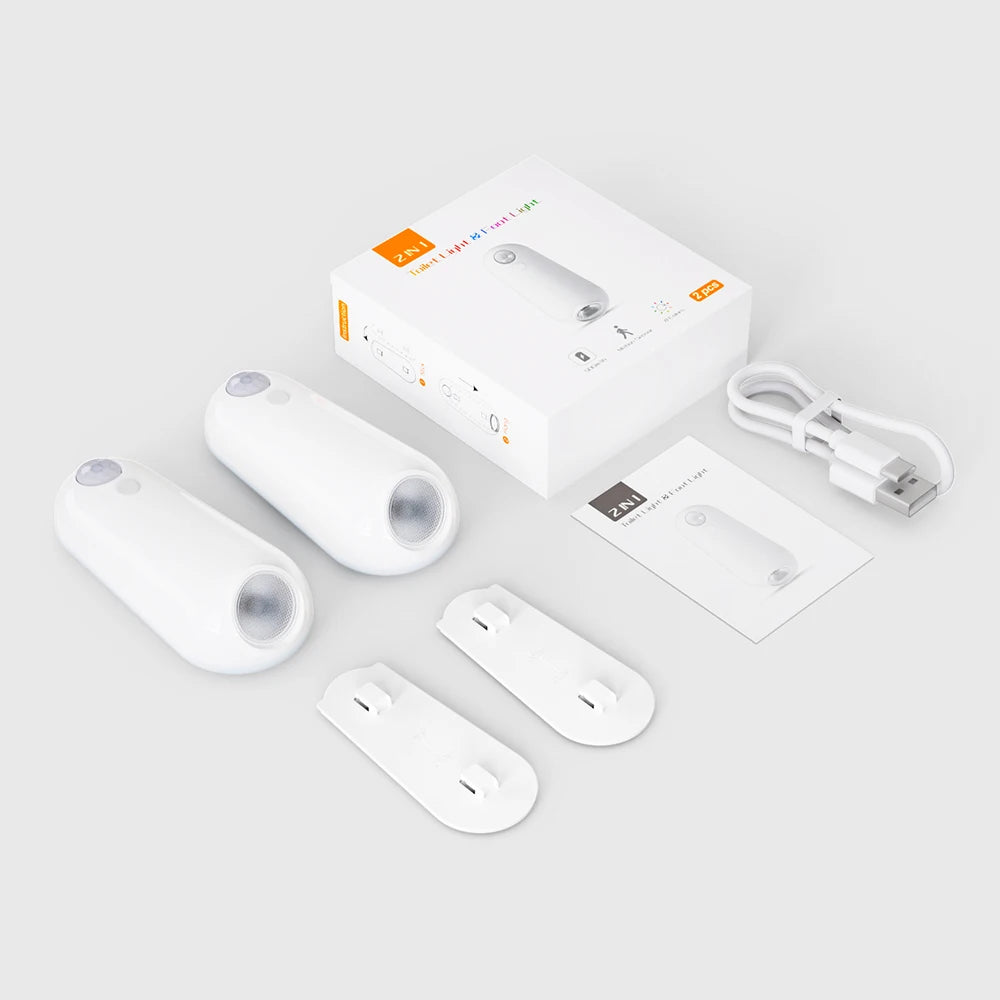 Cantarini GlowSense™ Smart Motion Night Light (8-Color USB Rechargeable)