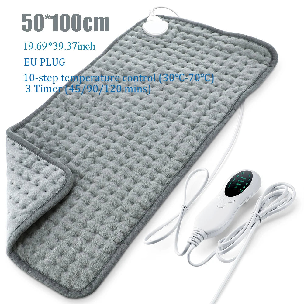 Cantarini ThermaRelief™ Electric Heating Pad (Auto-Off, Washable, EU/US/UK Plug)