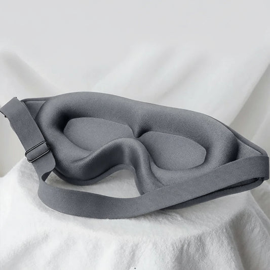 Cantarini DreamForm™ 3D Sleep Mask (Grey, Memory Foam Light-Block Design)